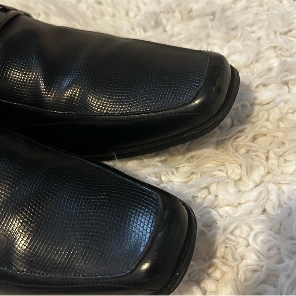 50%off w♥️ STACY ADAMS Men's Beau Bit Perforated Leather Loafer 13M black bukl - Picture 6 of 13